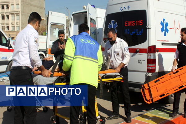 برگزاری مانور زلزله و ایمنی در کرمان