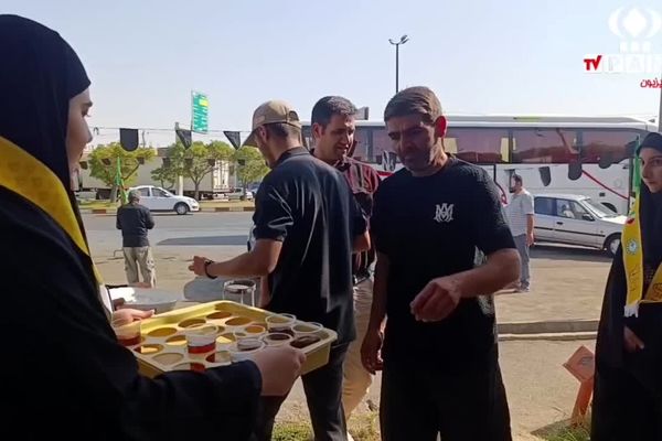 خدمت رسانی در موکب سازمان دانش آموزی آذربایجان‌غربی به زائران اربعین