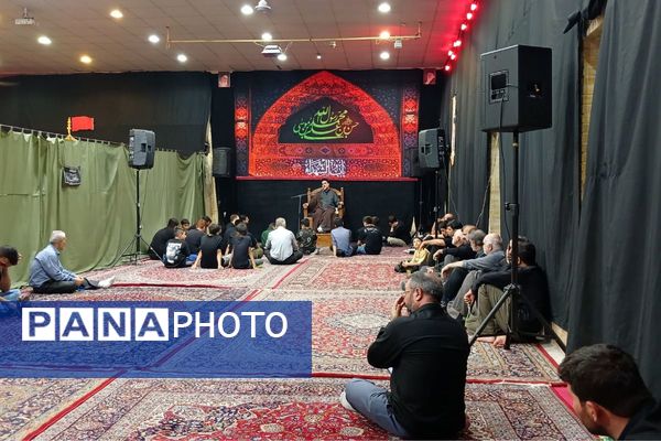 مراسم عزاداری شهادت امام حسن مجتبی (ع) و یادبود ذاکر فقید هیئت، شهید اقتدار بهزاد کاشفی در شهرستان ملارد