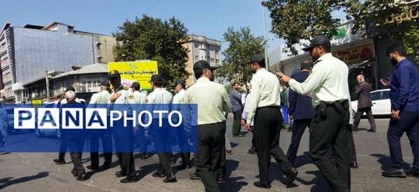 راهپیمایی عزاداران قائمشهری در سالروز رحلت رسول اکرم (ص) و امام حسن مجتبی (ع)