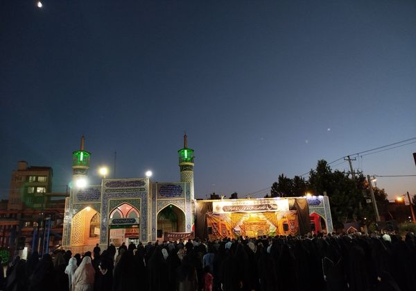 مراسم دهه اول محرم در گلزار شهدای نیشابور