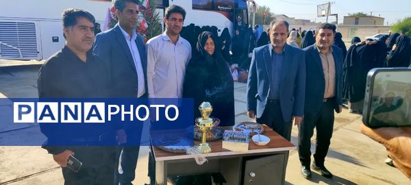 اعزام ۷۶ دانش‌آموز دختر فاریابی به مناطق عملیاتی جنوب کشور