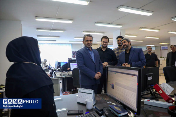 بازدید احمد محمودزاده معاون وزیر آموزش و پرورش از خبرگزاری پانا