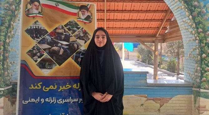 تمرین آمادگی برای لحظه بحران در دبیرستان شاهد نسیم سبحان طی برنامه مانور زلزله