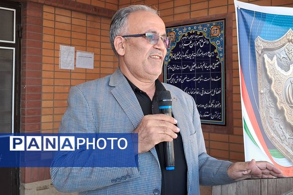 مراسم پدافند غیرعامل در دبیرستان بشارت بهارستاندو