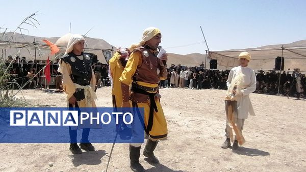 مراسم تعزیه خوانی در روز عاشورای حسینی در شهر بار 