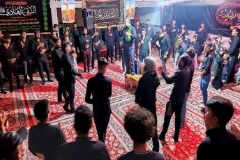 عزاداری حضرت اباعبدالله الحسین(ع) در شب هفتم محرم در شهر بار