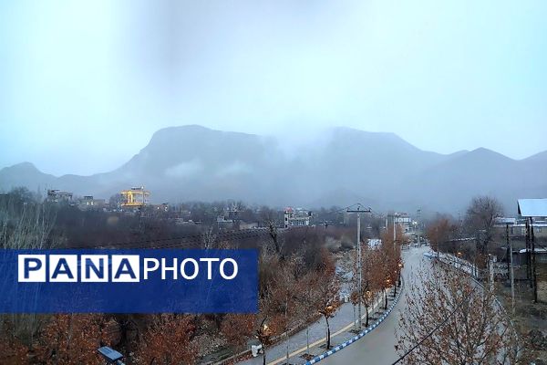 خودنمایی برف در شهر بار نیشابور