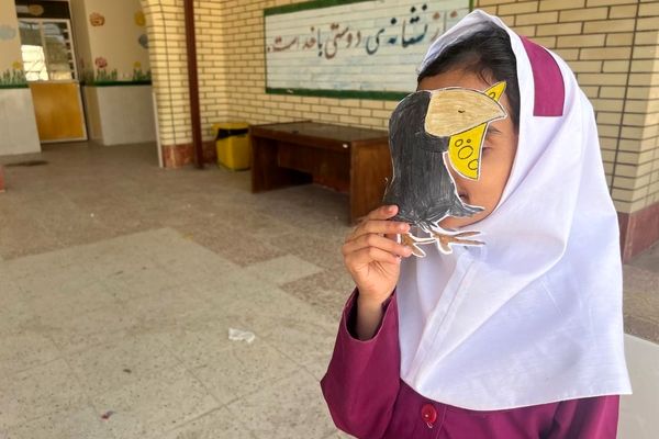 نمایش‌های خلاقانه دانش‌آموزان سیریک به‌مناسبت هفته کتاب