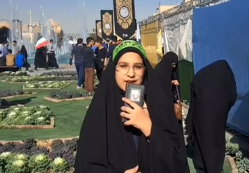 هم‌صدایی نسل آینده انقلاب در راهپیمایی بزرگ ۱۳ آبان یزد