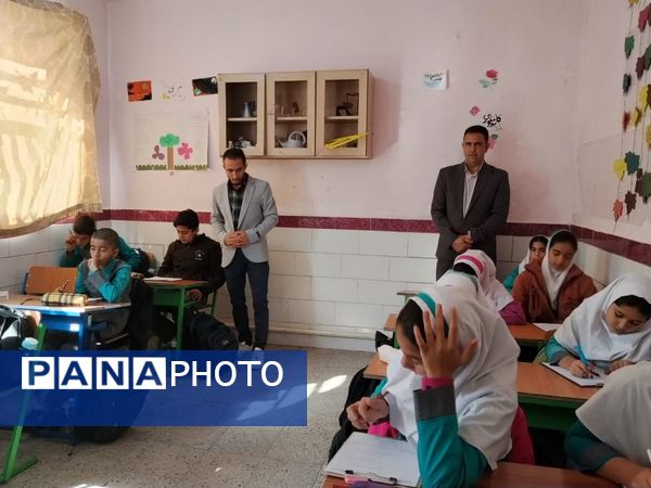 بازدید معاون آموزشی اداره آموزش و پرورش شهرستان خاتم از مدارس روستای خوانسار 