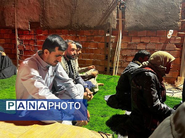 عزاداری شب شهادت حضرت زهرا(س) در گلزار شهدای گمنام چاه‌دادخدا