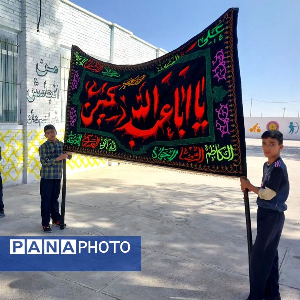 مراسم سوگواری شهادت حضرت فاطمه زهرا(س) در مدارس ابرکوه
