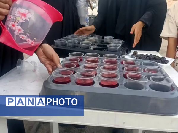 موکب شهید مجتبی شریفی در راه خدمت به جا ماندگان اربعین