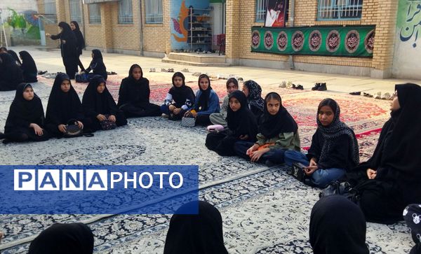 هیئت دانش آموزی دختران حاج قاسم در خلیل آباد