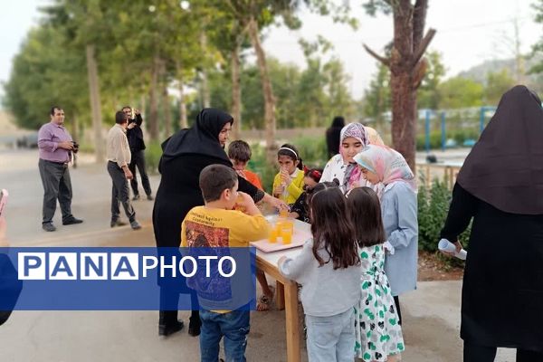 برپایی موکب کودکان و نوجوانان عاشورایی کانون پرورش فکری در یاسوج