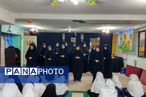 مراسم سوگواری حضرت فاطمه زهرا (س) در مدرسه عطر کوثر پردیس