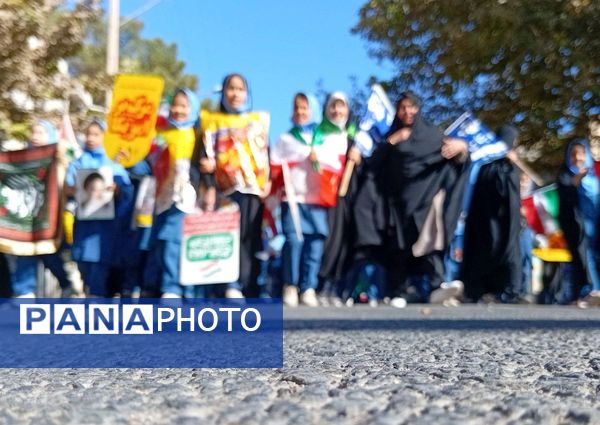 راهپیمایی ۱۳ آبان ماه در شهرستان خلیل‌آباد 