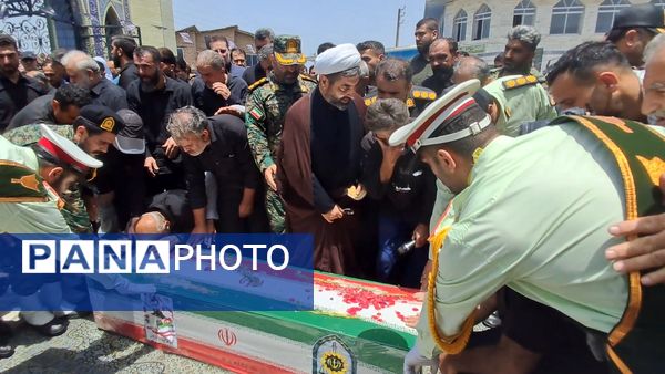 قائمشهر به سوگ شهید محمد حیدری قادیکلایی