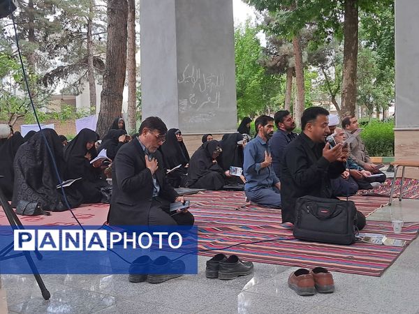 مراسم شهادت امام محمد باقر (ع) درکنار شهدای گمنام پارک وحدت آشخانه