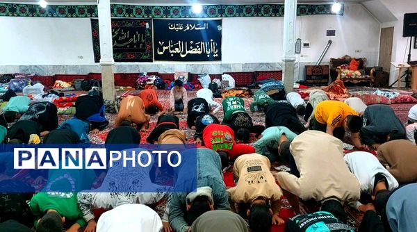 آغاز اعتکاف دانش‌آموزی پسران در مسجد فاطمه زهرا(س) شهرک سیدجمال‌الدین نظرآباد