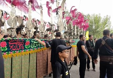 آئین سنتی علم کشی و عزاداری در جوشقان کاشان