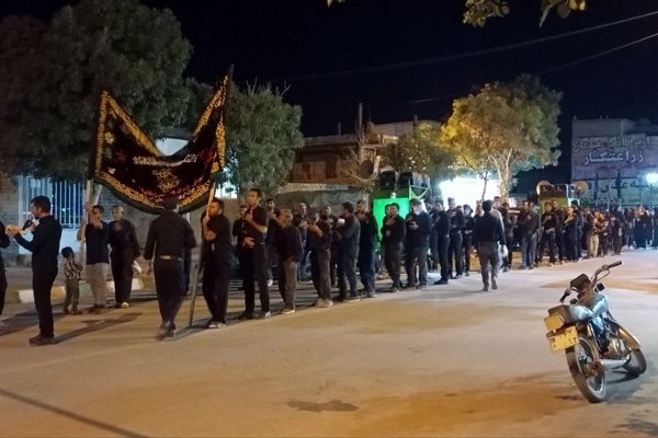 مراسم شام غریبان در شهر تیتکانلو