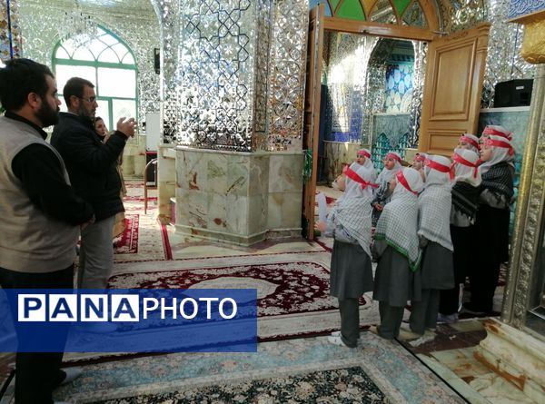 تجدید پیمان با شهدای امامزاده عمادالدین در شهرستان رباط کریم