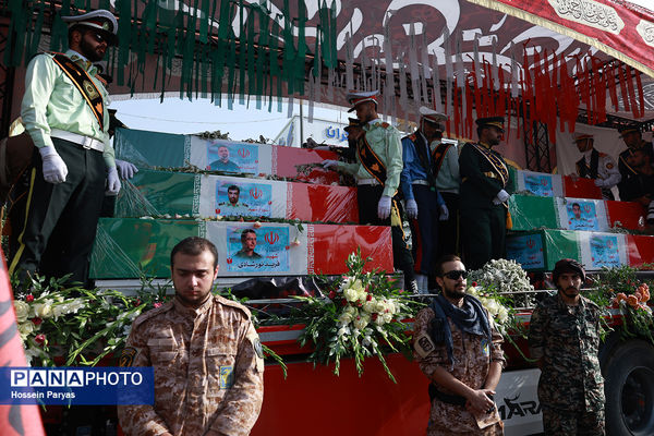 تشییع شهدای اقتدار در تهران
