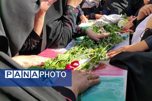 پیکر شهید دفاع مقدس پس از چهل و دو سال به شهر خود بازگشت