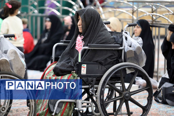 اجتماع توان‌یابان مهدی‌یاور در مسجد مقدس جمکران