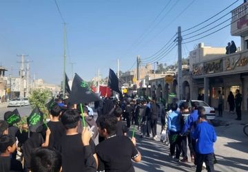 مراسم نوگلان فاطمی با حضور دو هزار دانش‌‌آموز در میناب 