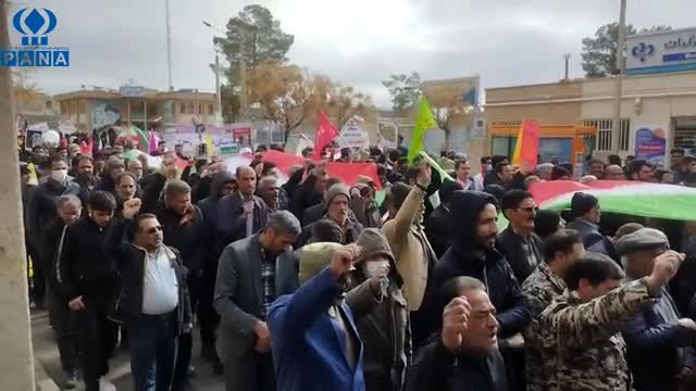 حضور پر شور مردم سرایان در راهپیمایی 22بهمن