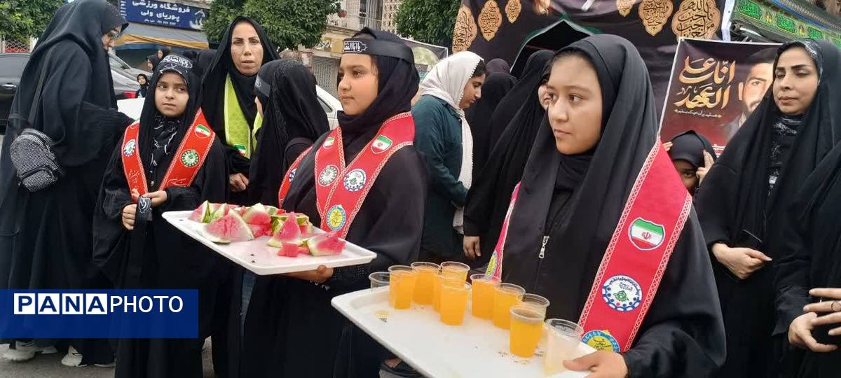 پیادهروی اربعین حسینی در محمودآباد