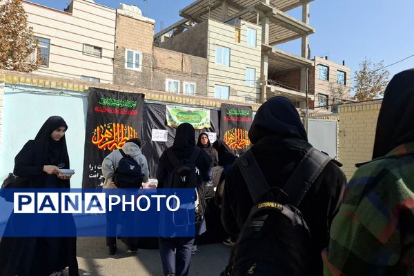  مراسم شهادت حضرت فاطمه زهرا(س) در مدارس بهارستان‌دو