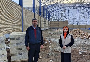 پیشرفت ۴۵ درصدی سالن ورزشی شهر بار نیشابور