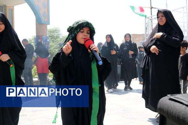 پیاده‌روی جاماندگان اربعین در شهرستان لنجان 