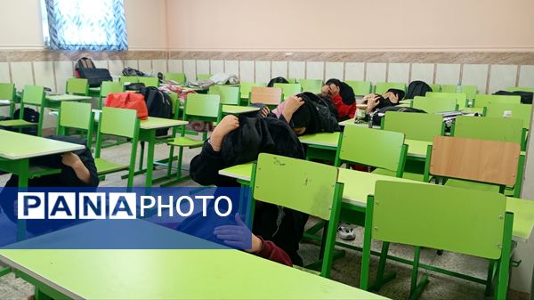 برگزاری مانور سراسری زلزله و ایمنی متمرکز شهرستان فردیس 