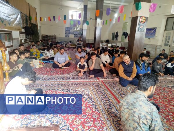 اعتکاف دانش آموزان پسر در باخرز