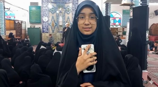 تشییع شهید گمنام و سفره حضرت رقیه در مسجدالنبی یزد