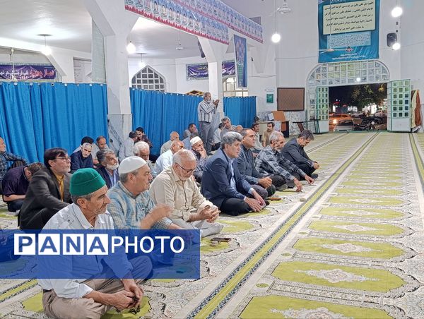 مراسم بزرگداشت شهدای دولت در مسجد جامع آشخانه