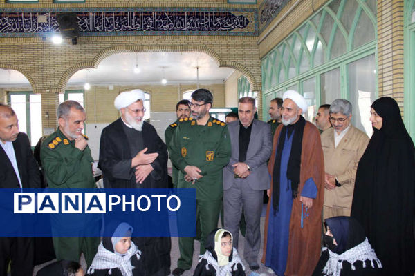 جلوه‌هایی از حلقه‌های صالحین نوجوانان بسیجی در شهر جعفریه