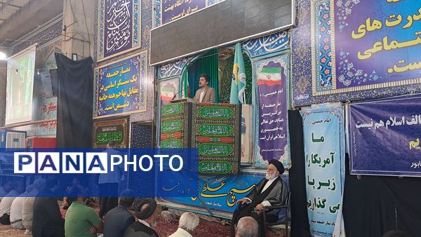 نماز جمعه در دهه سوم محرم در نیشابور