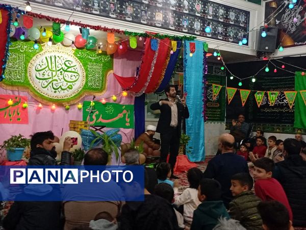 تکیه حسینی غرق در شادی علوی