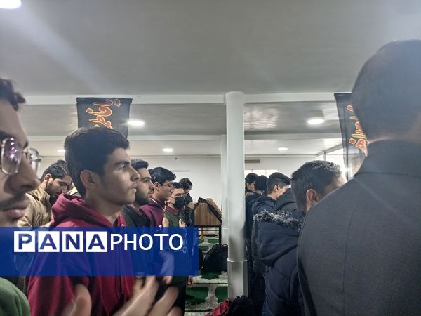 عزاداری شهادت حضرت فاطمه (س) در دبیرستان نمونه دولتی آیت الله خامنه‌ای