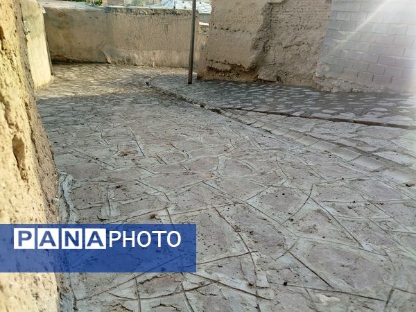 اجرای پروژه سنگ فرش روستای گزکوه 