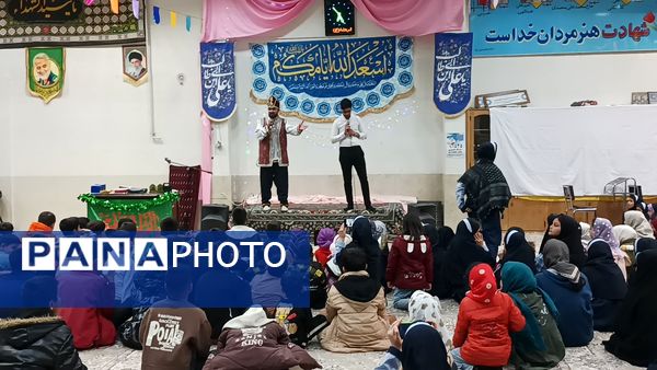 مراسم ولادت امام علی (ع)و سالگرد شهادت حاج قاسم سلیمانی در مسجد چهارده معصوم الغدیر