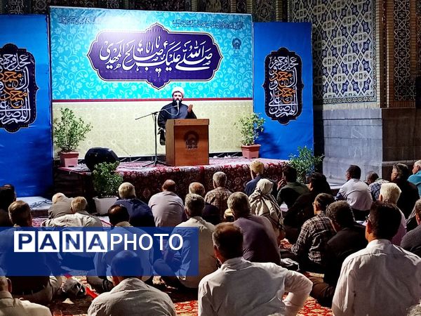 مراسم عزاداری شهادت امام حسن عسکری (ع) در زیارتگاه شهید مدرس 