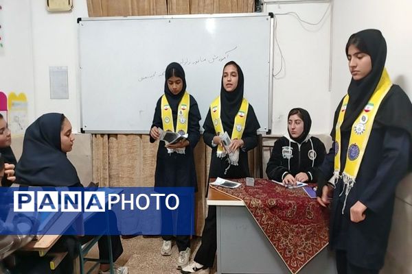 بیست و هفتمین مانور زلزله سراسری در دبیرستان شهید مجید دهنوی نیشابور 