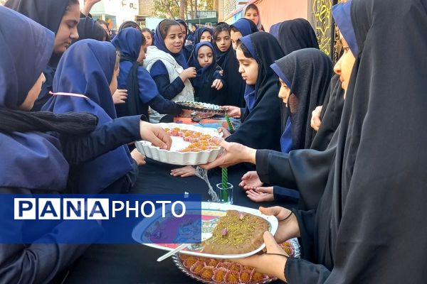 مراسم عزاداری ایام فاطمیه در مدرسه شهید جواهری ۲